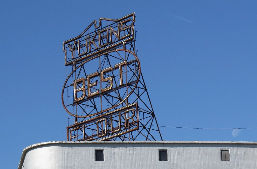 Yukon location sign